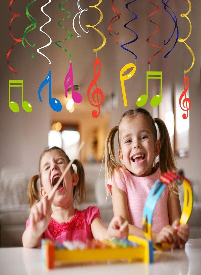 CC HOME 30Pack Music Note Hanging Swirls Piano Musical Note Ceiling Streamer Birthday Party Decorations Emotional Music Themed Party Favors for Holiday Baby Shower Home Decoration Party Supplies - Image 5